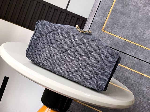 CC original denim 25 mini handbag AS5631 black