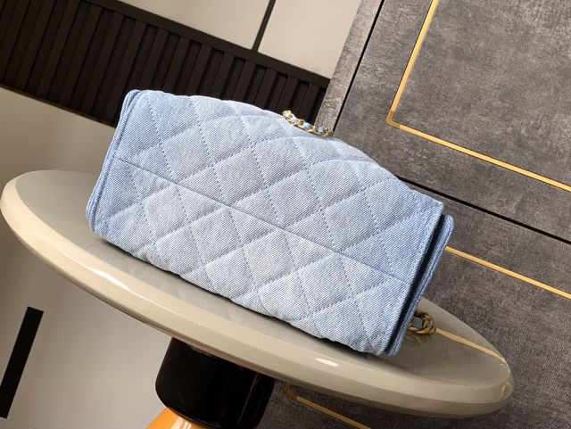CC original denim 25 mini handbag AS5631 blue