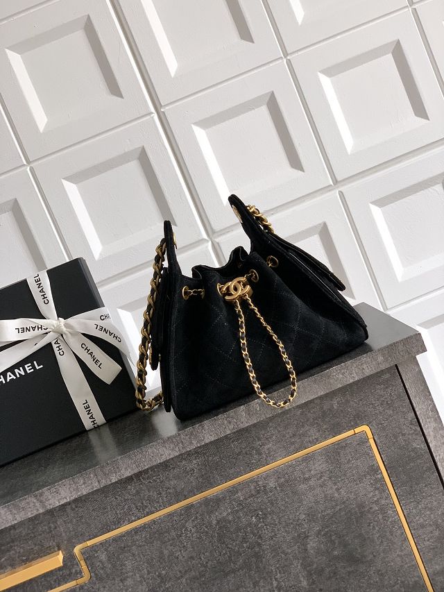 CC original suede 25 mini handbag AS5631 black