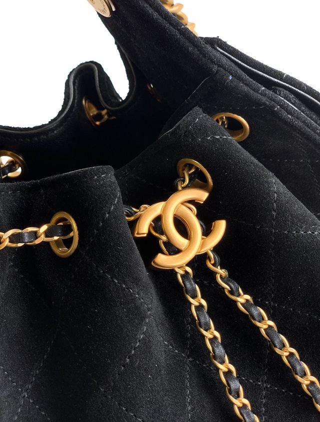 CC original suede 25 mini handbag AS5631 black