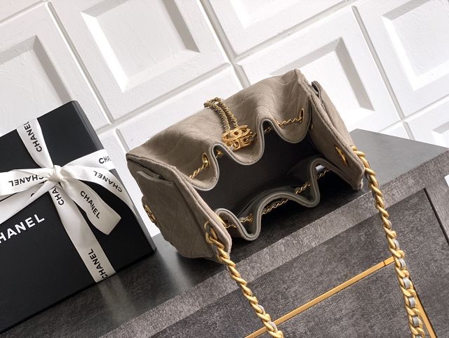 CC original suede 25 mini handbag AS5631 grey