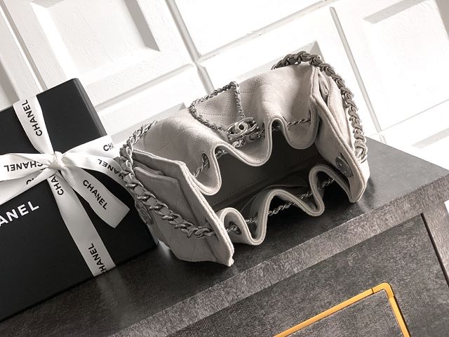 CC original suede 25 mini handbag AS5631 grey