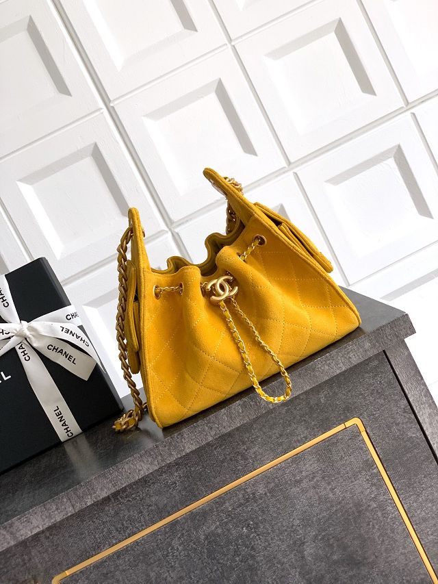 CC original suede 25 mini handbag AS5631 yellow