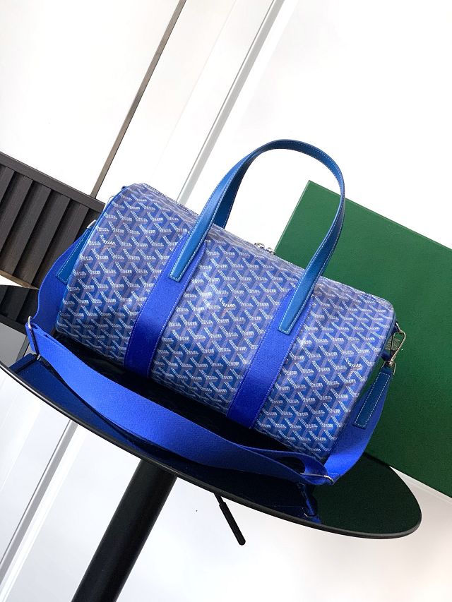 Goyard original canvas barrel 40 sports bag GY0124 blue
