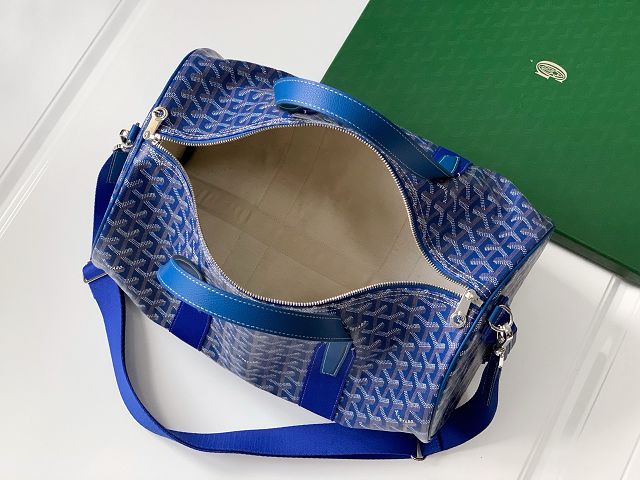 Goyard original canvas barrel 40 sports bag GY0124 blue