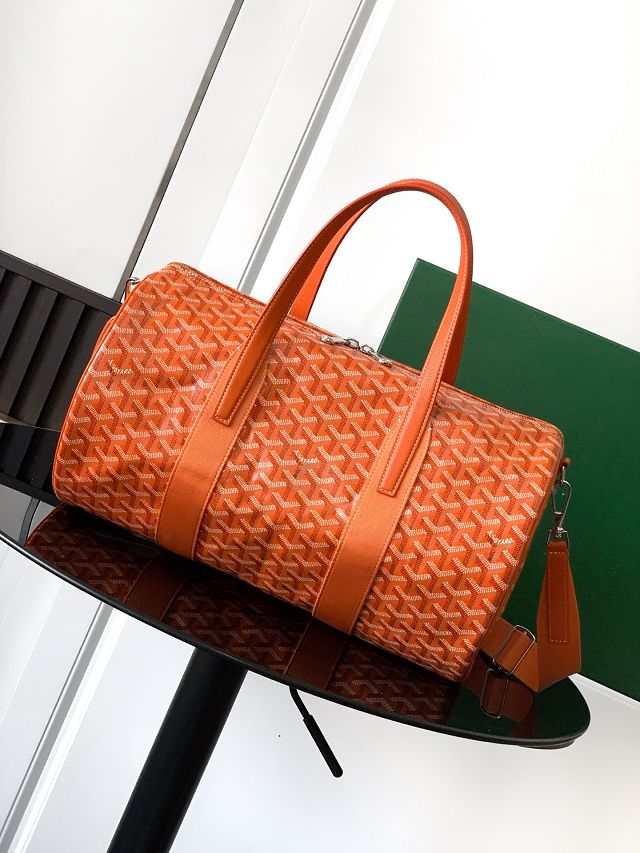 Goyard original canvas barrel 40 sports bag GY0124 orange