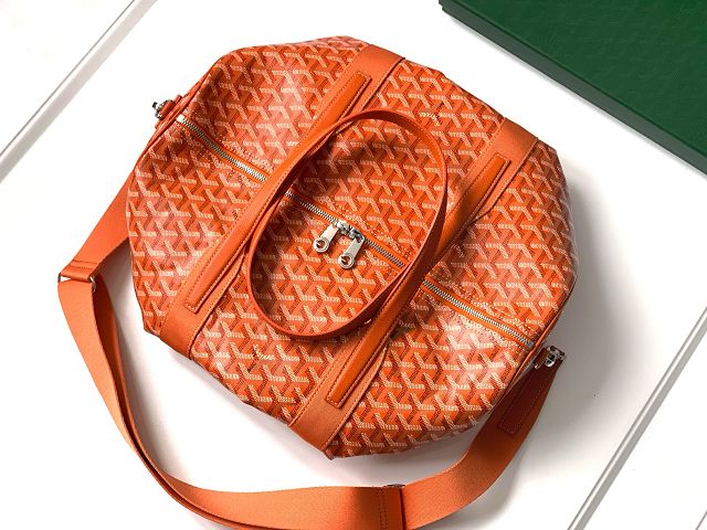 Goyard original canvas barrel 40 sports bag GY0124 orange