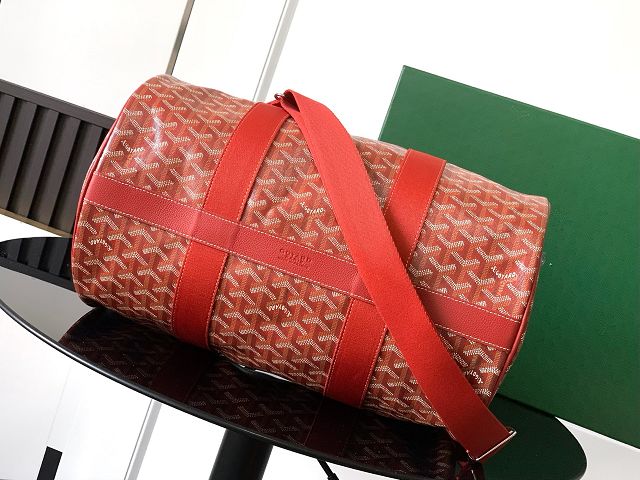 Goyard original canvas barrel 40 sports bag GY0124 red