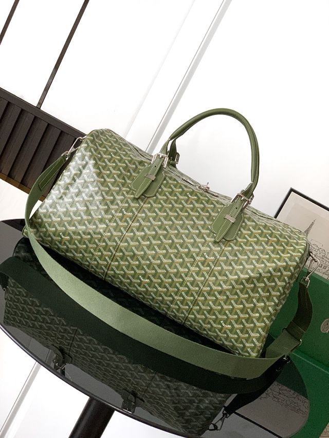 Goyard original canvas boston 50 bag GY0097 khaki