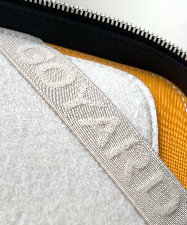 Goyard original canvas compagnon universel A4 bag GY0123 black