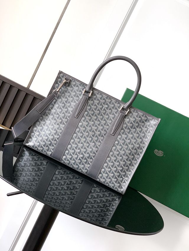 Goyard original canvas morvan document case GY0125 grey