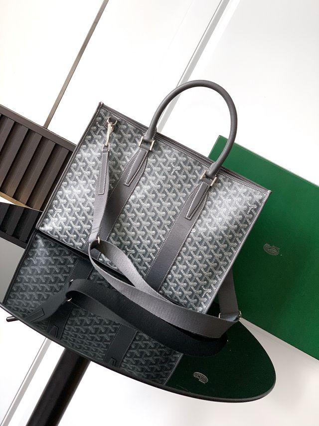 Goyard original canvas morvan document case GY0125 grey