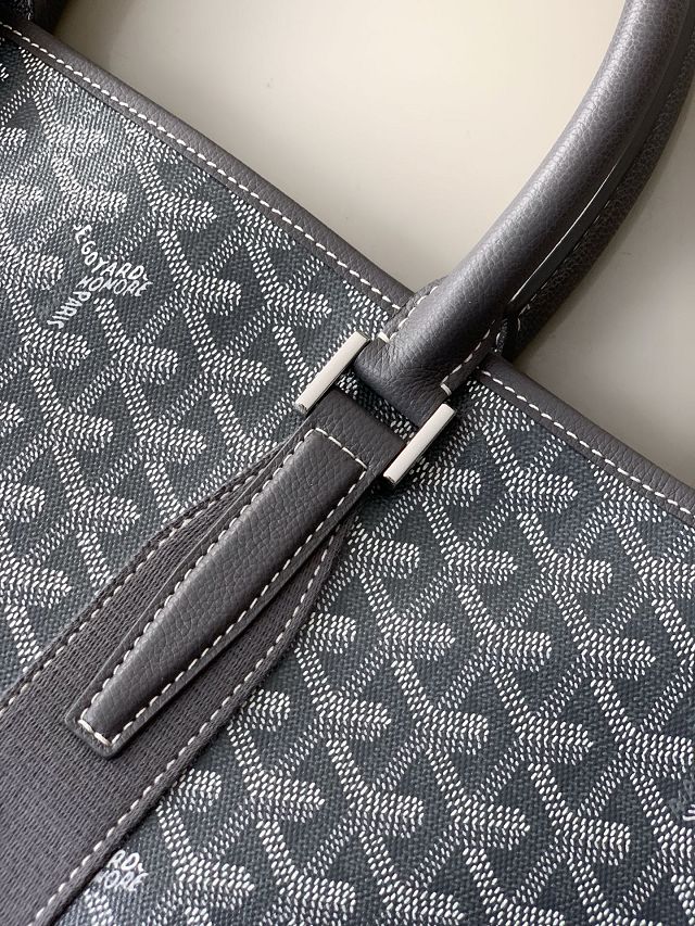 Goyard original canvas morvan document case GY0125 grey