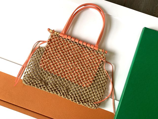 Goyard original raffia mesh aligre bag GY0122 orange