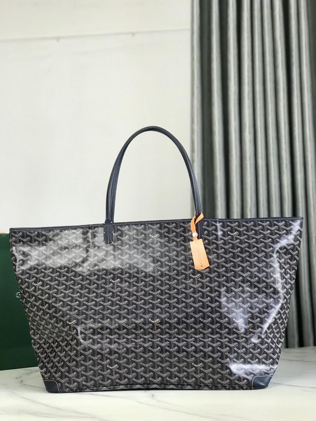 Goyard original canvas artois gm bag GY0129 dark blue