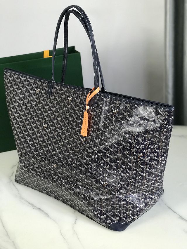 Goyard original canvas artois gm bag GY0129 dark blue