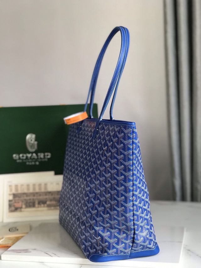 Goyard original canvas artois mm handbag GY0130 blue