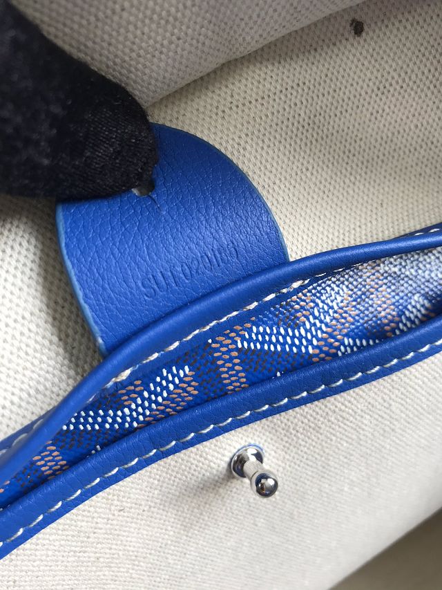Goyard original canvas artois mm handbag GY0130 blue