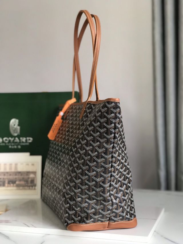 Goyard original canvas artois mm handbag GY0130 brown