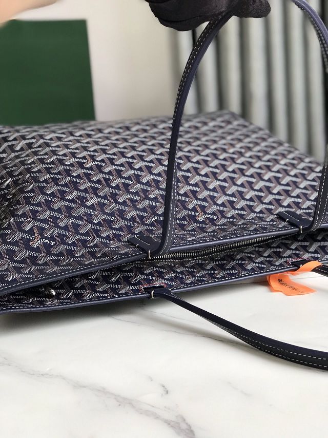 Goyard original canvas artois mm handbag GY0130 dark blue