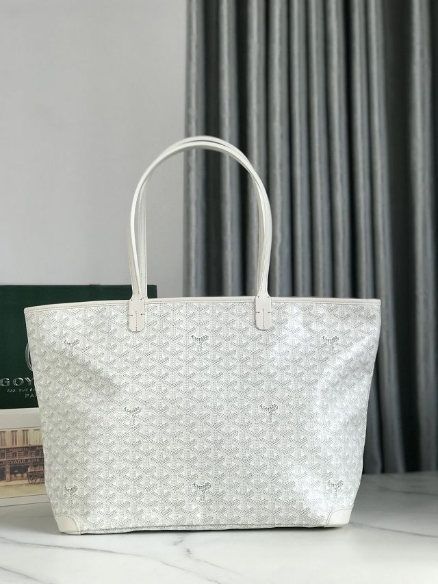 Goyard original canvas artois mm handbag GY0130 white