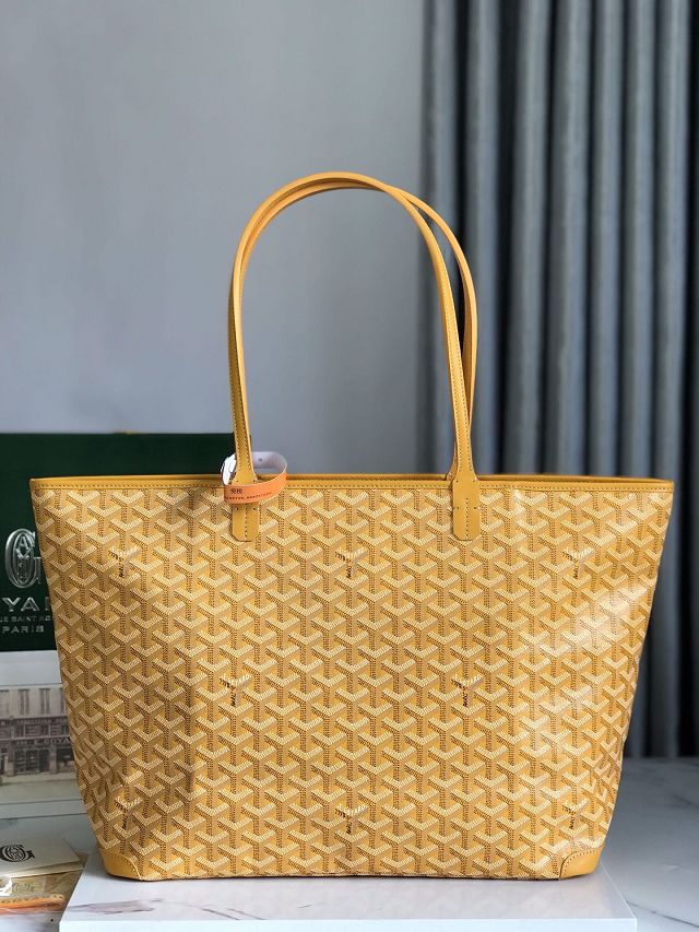 Goyard original canvas artois mm handbag GY0130 yellow