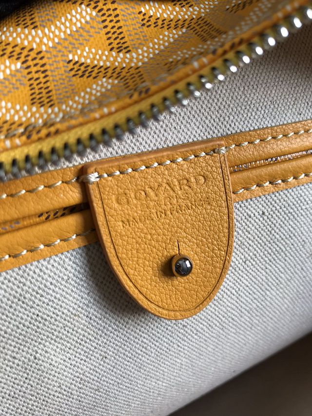 Goyard original canvas artois mm handbag GY0130 yellow
