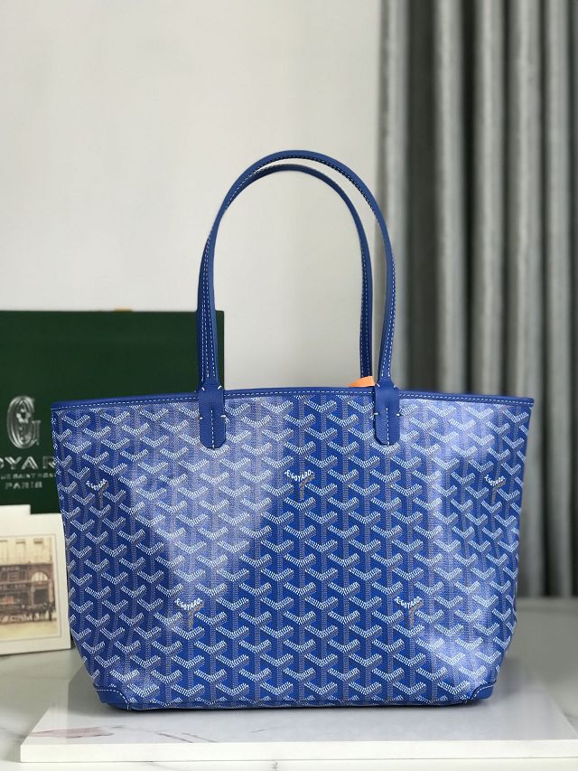 Goyard original canvas artois pm handbag GY0128 blue