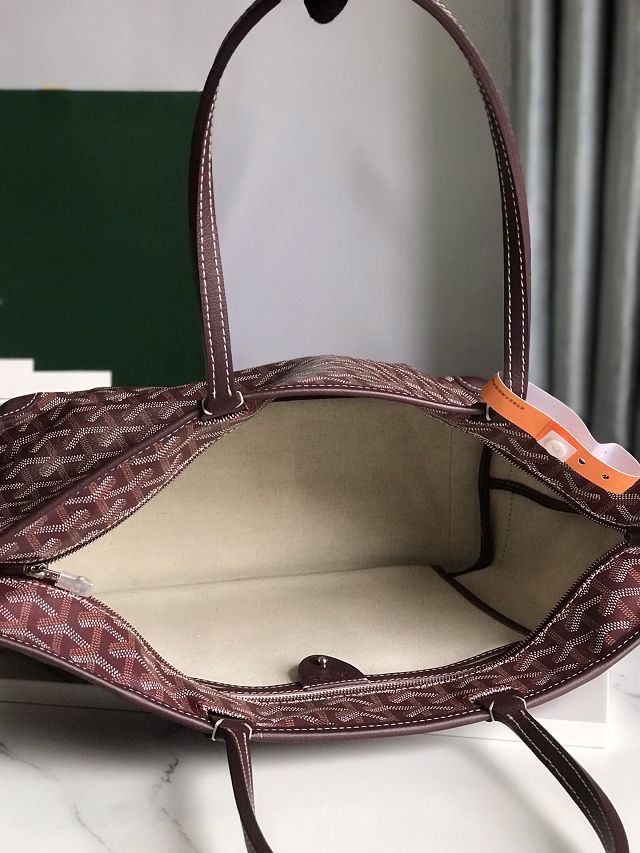 Goyard original canvas artois pm handbag GY0128 bordeaux