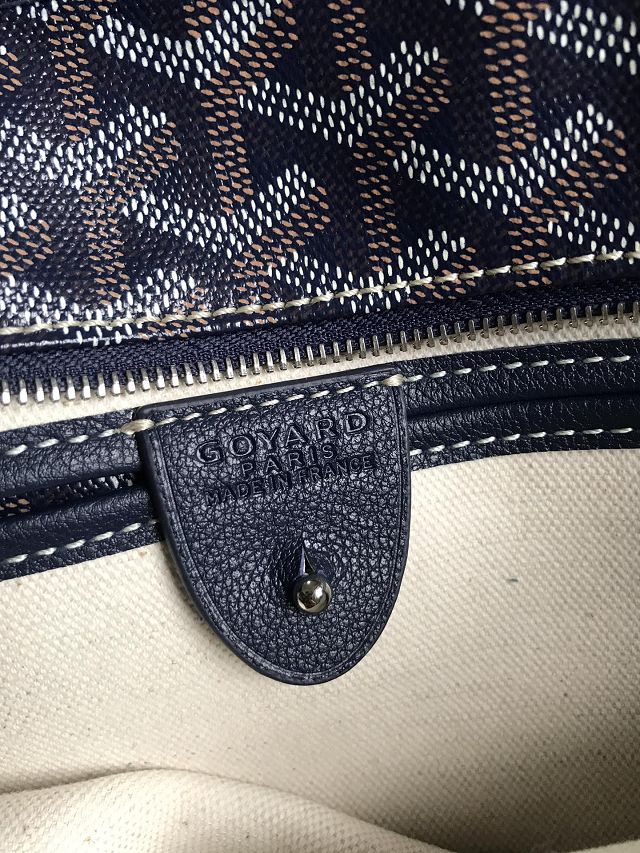 Goyard original canvas artois pm handbag GY0128 dark blue