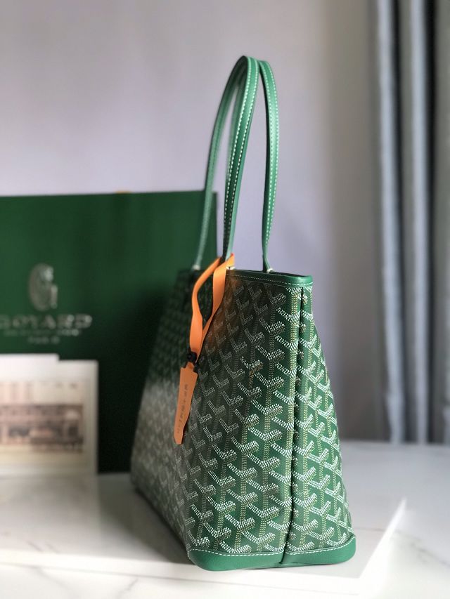 Goyard original canvas artois pm handbag GY0128 green