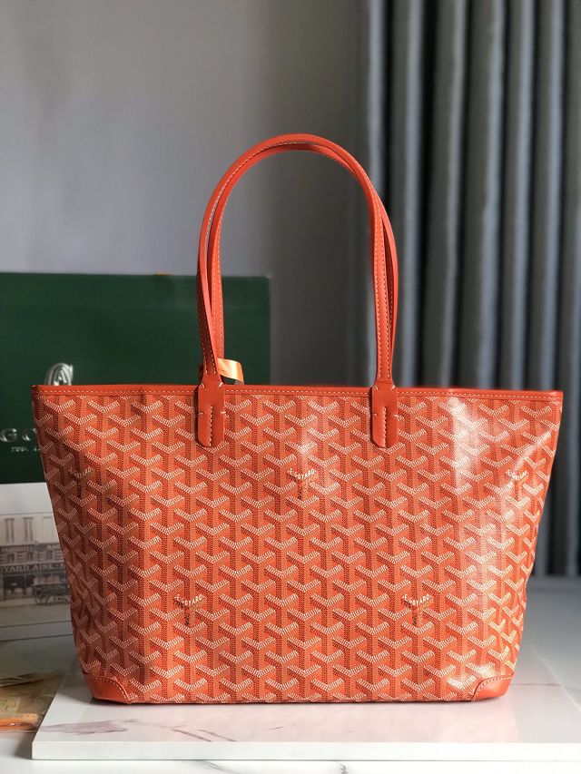 Goyard original canvas artois pm handbag GY0128 orange