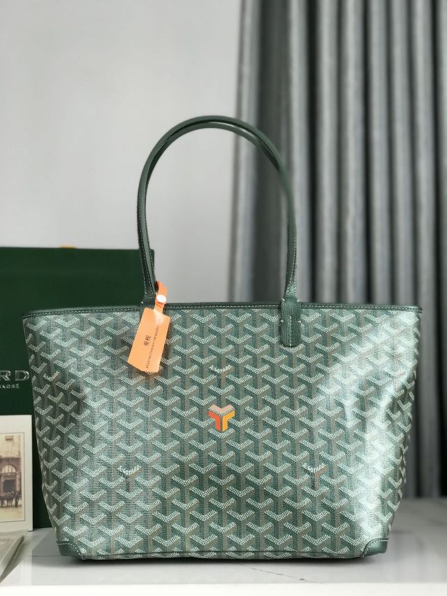 Goyard original canvas artois pm handbag GY0128 pearly green