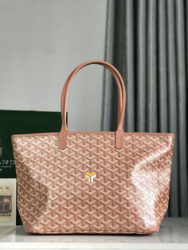 Goyard original canvas artois pm handbag GY0128 pearly pink