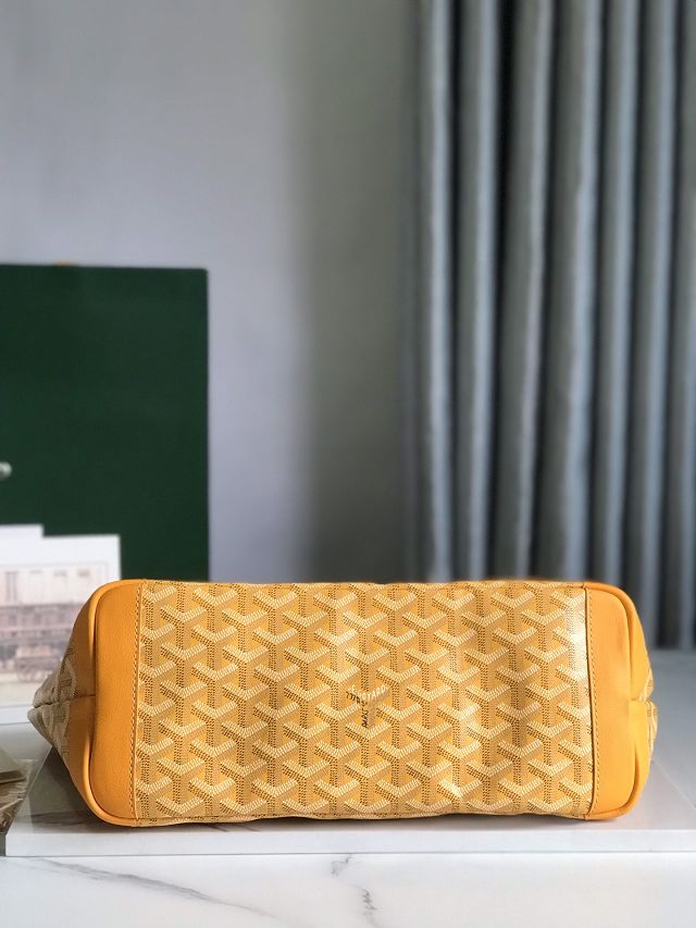 Goyard original canvas artois pm handbag GY0128 yellow