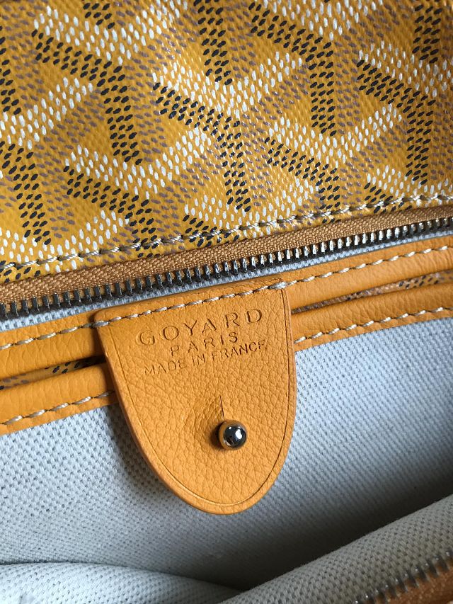 Goyard original canvas artois pm handbag GY0128 yellow