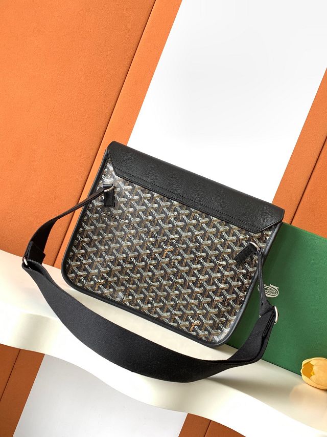 Goyard original canvas coursier messenger bag GY0126 black