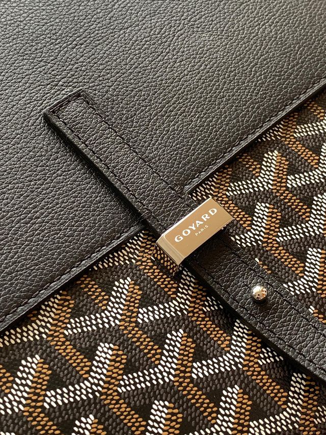 Goyard original canvas coursier messenger bag GY0126 black