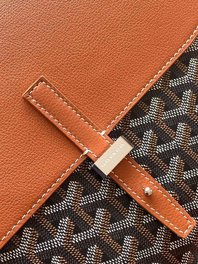 Goyard original canvas coursier messenger bag GY0126 brown