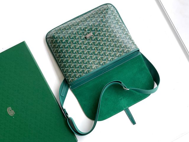 Goyard original canvas coursier messenger bag GY0126 green