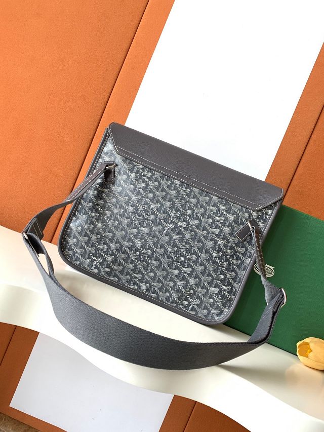 Goyard original canvas coursier messenger bag GY0126 grey