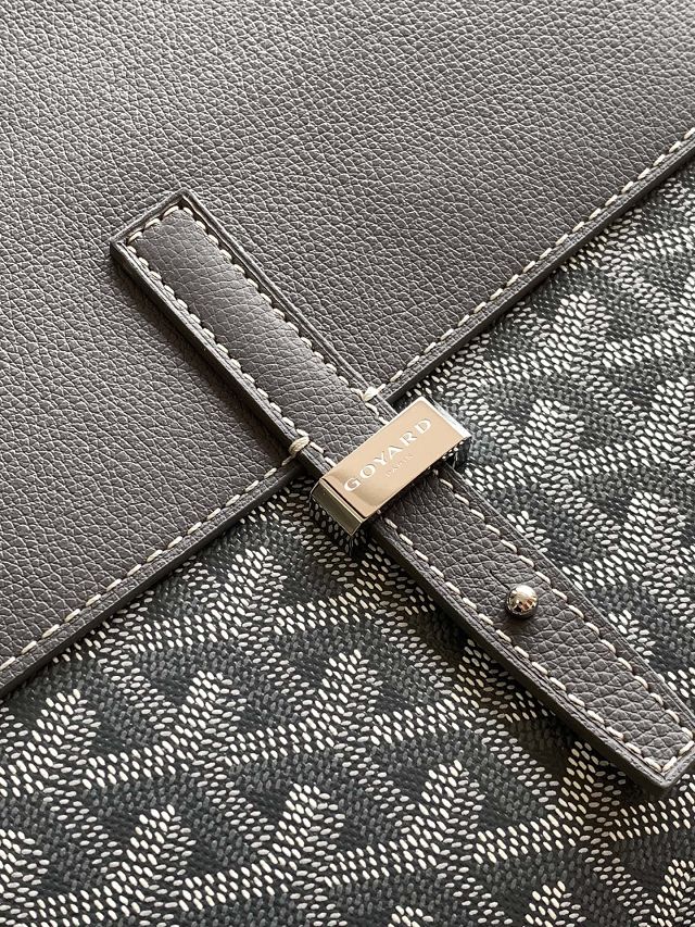 Goyard original canvas coursier messenger bag GY0126 grey