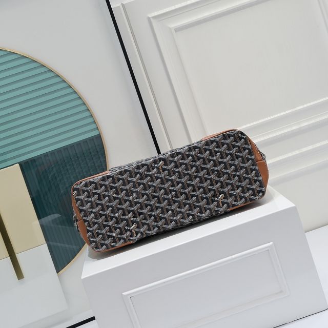 Goyard original canvas mecica hob bag GY0110 brown