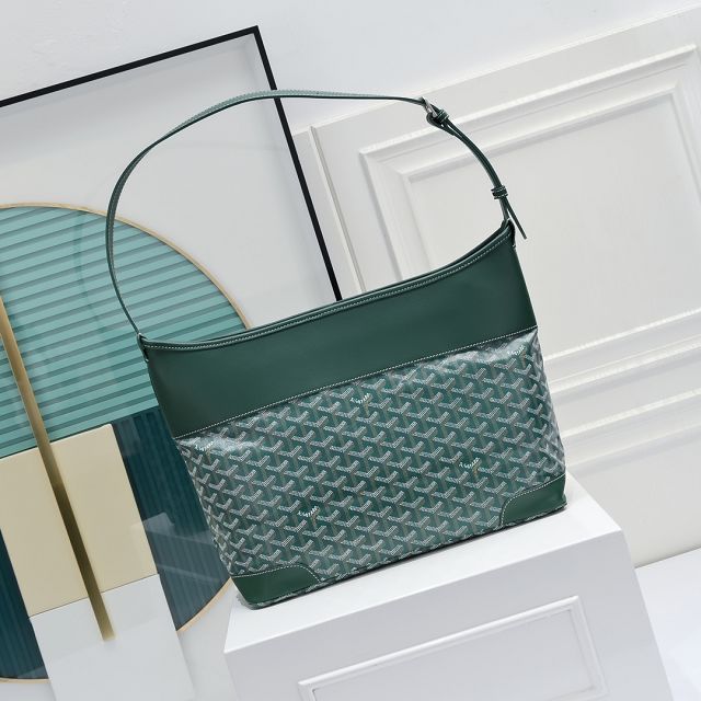Goyard original canvas mecica hob bag GY0110 green