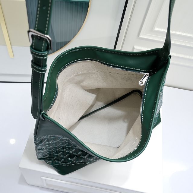 Goyard original canvas mecica hob bag GY0110 green