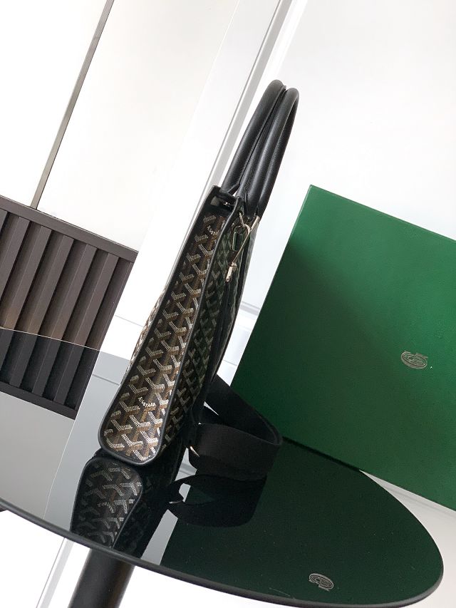 Goyard original canvas morvan document case GY0125 black