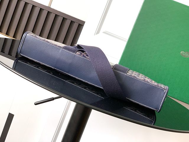 Goyard original canvas morvan document case GY0125 dark blue