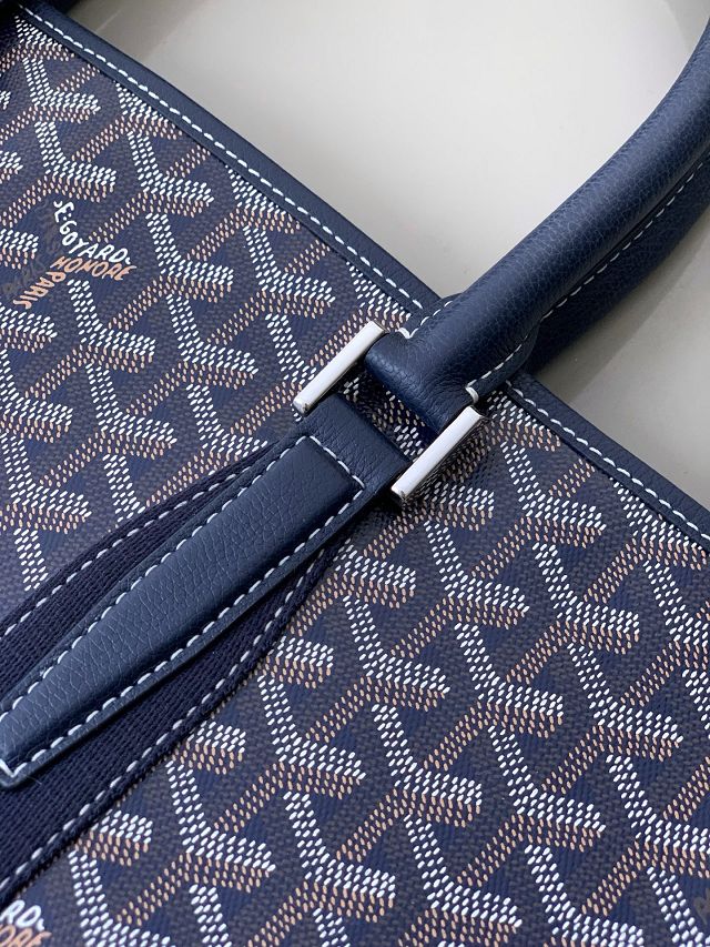 Goyard original canvas morvan document case GY0125 dark blue