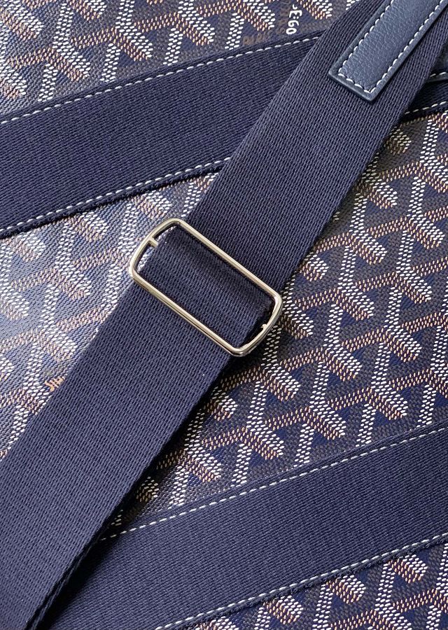 Goyard original canvas morvan document case GY0125 dark blue
