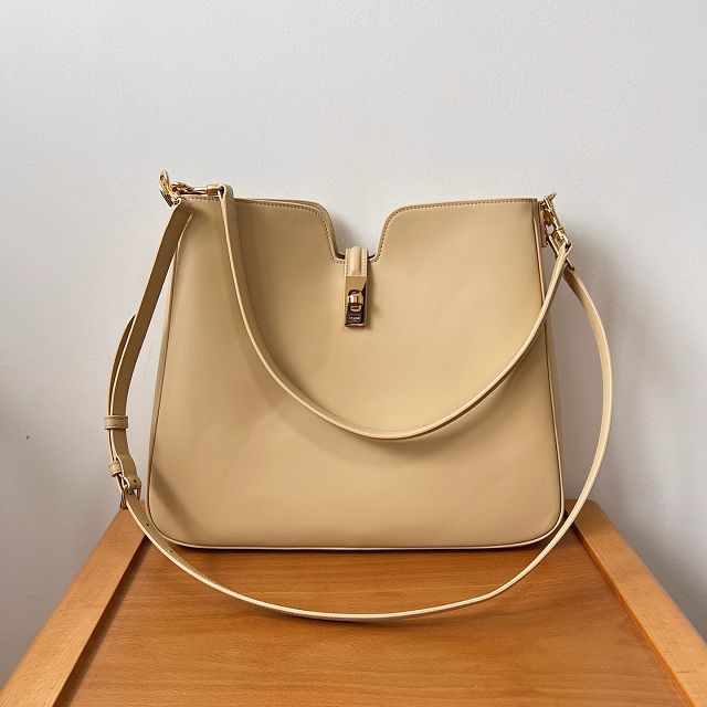 Celine original calfskin medium camille 16 soft bag 119563 sand